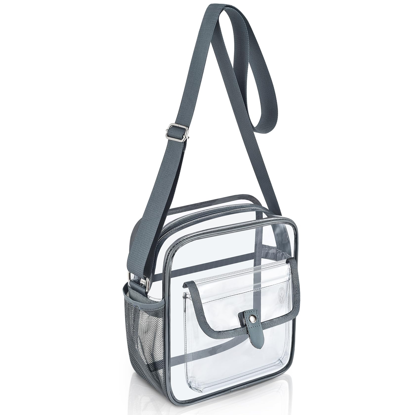 SPODEARS Clear Crossbody Bag for Stadium with Bottle Holder