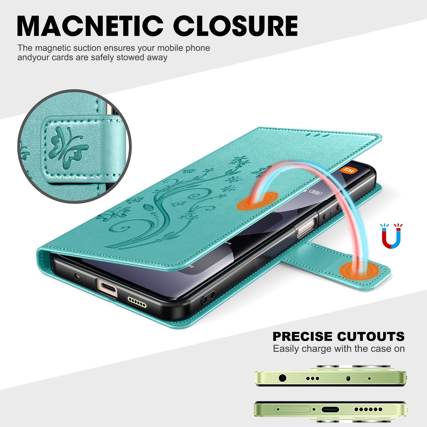 Coque Portefeuille Pour Xiaomi Redmi Note 15 4G/5G – Cuir PU, 3 Fentes Cartes, Support, Protection 360°, Livrée Avec Verre Trempé – Violet