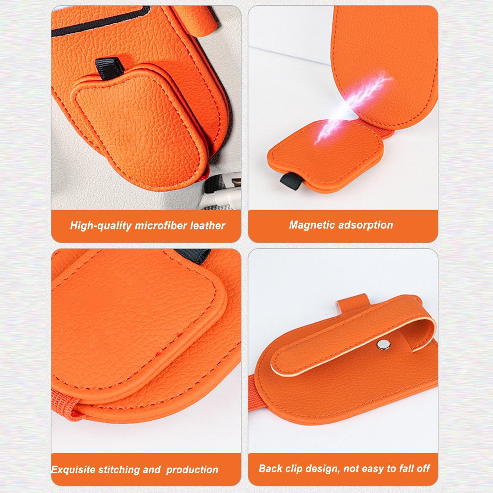 Generico Supporto per Occhiali da Sole per Visiera per Auto, Supporto per | Occhiali da Sole per Visiera per Auto | Clip per Gancio per per,Porta da per alla, per Clip per visie