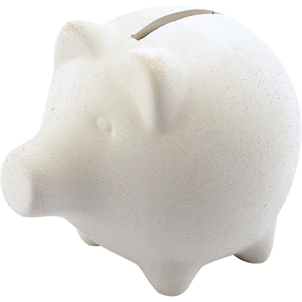 Piggy Banks, H: 9 cm, L: 11 cm, 10pcs
