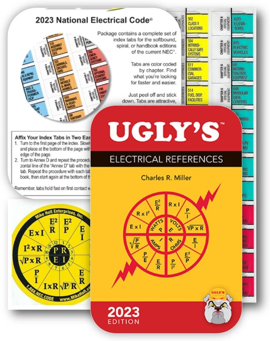 Amazon.com : 2023 NEC Code Book Tabs (Colored EZ Index Tabs) with Ugly ...