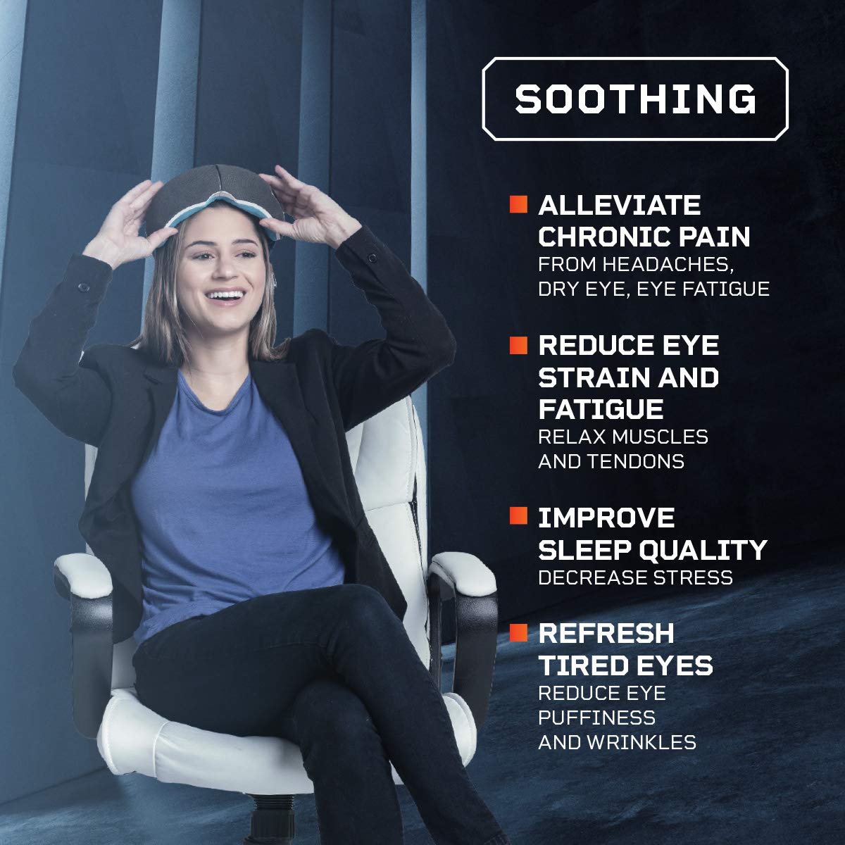 LifePro Smart Electric Eye Massager with Heat Vibration Air Compression