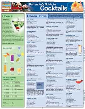 Bartender'S Guide To Cocktails: a QuickStudy Laminated
