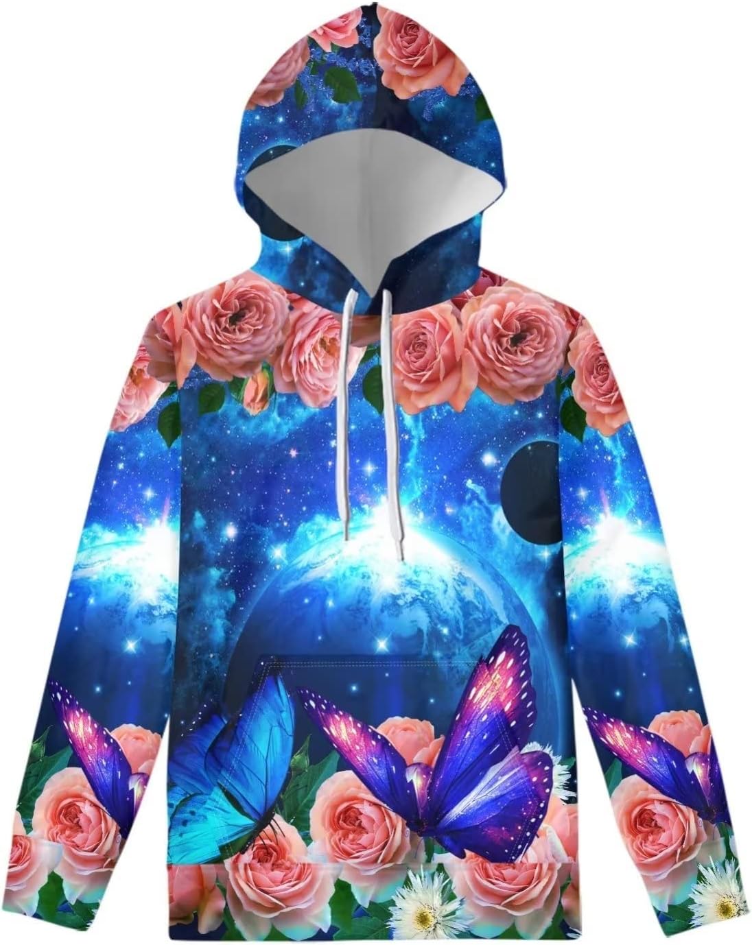 COEQINE Women's Pullover Hoodie Sweaters Long Sleeves Size XS-6XL,Winter Fall Hooded Sweatshirts