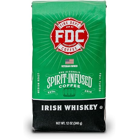 Fire Department Coffee - Veteran Owned - Irish Whiskey Infused Ground Coffee