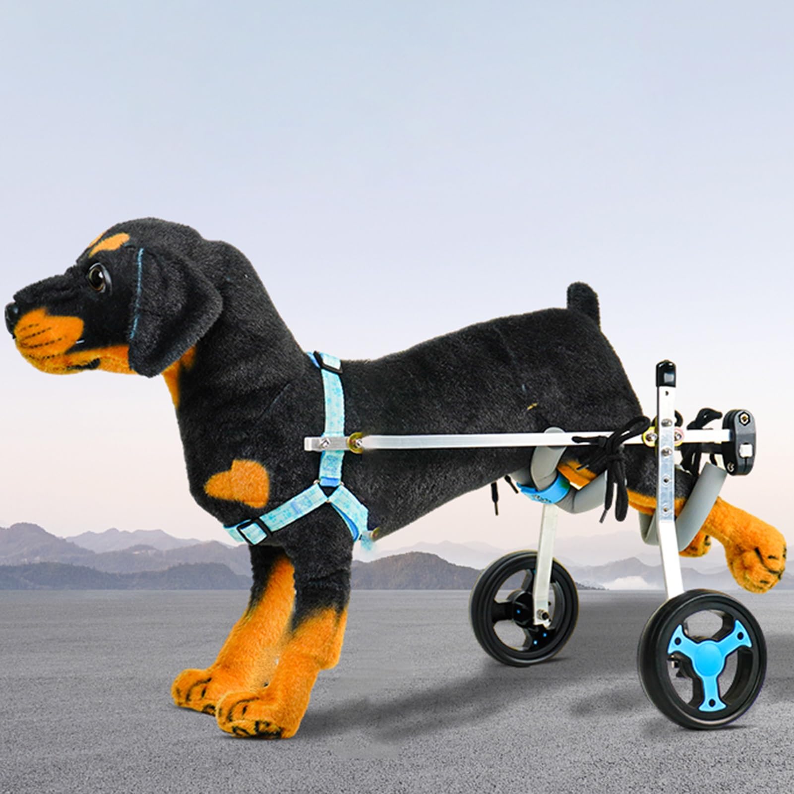 Fauteuil roulant pour chien réglable et poussette mobilité animal handicapé