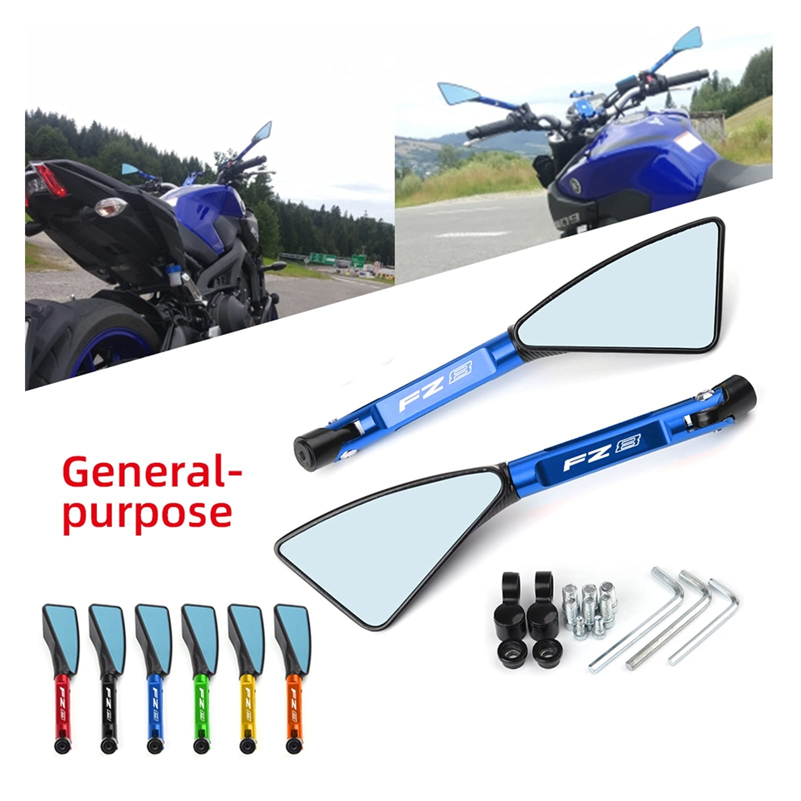 Specchietti retrovisori da moto Universale