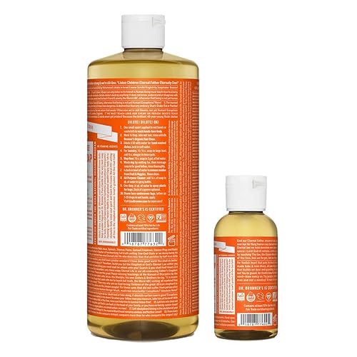 Miniatura 9 de Dr. Bronner's Jabón líquido puro de Castilla  Paquete de lavanda. Botella de 32 onzas y botella de viaje de 2 oz