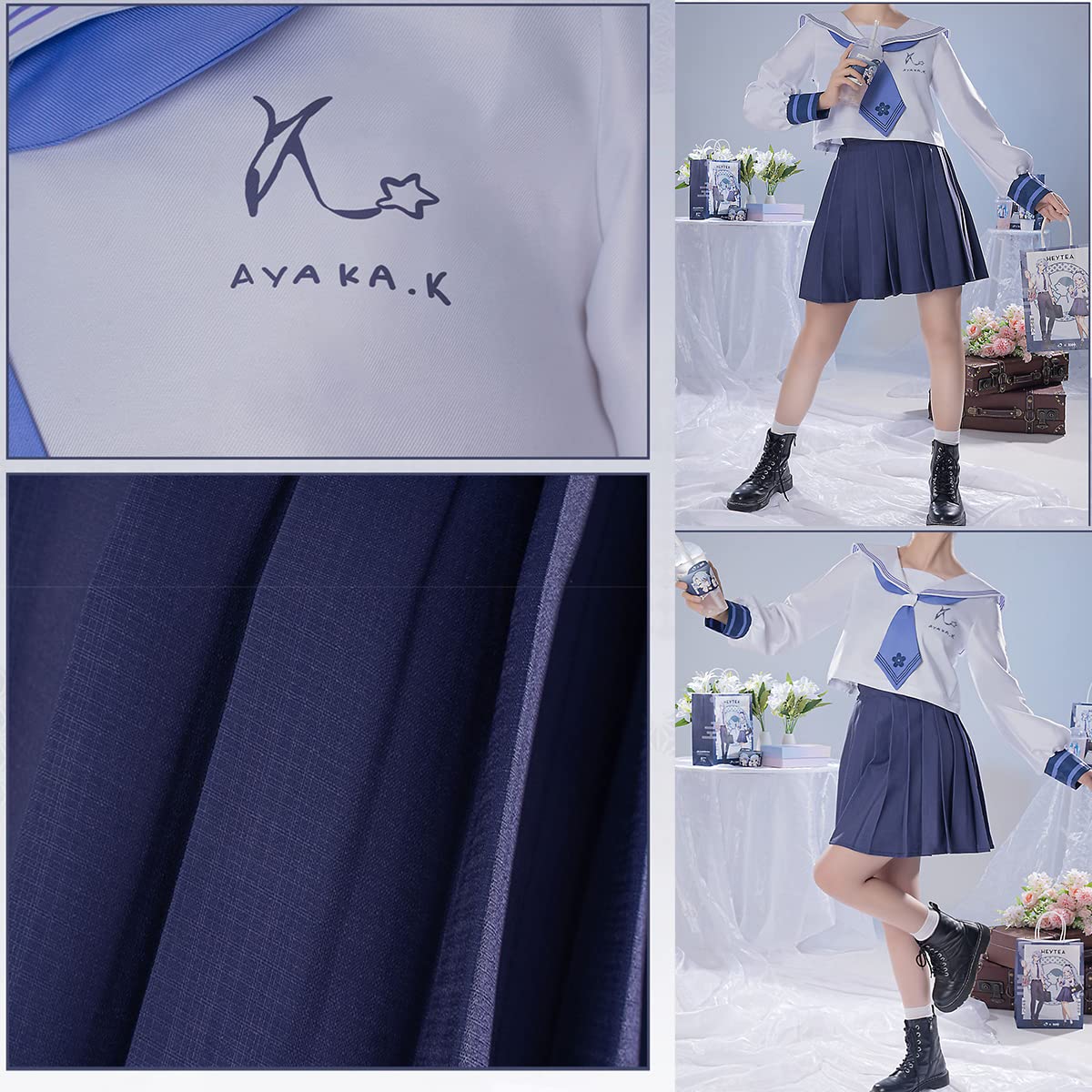 Amazon.co.jp: [HAOJEE]神里綾華風神里綾人風コスプレ衣装 同人服 JK