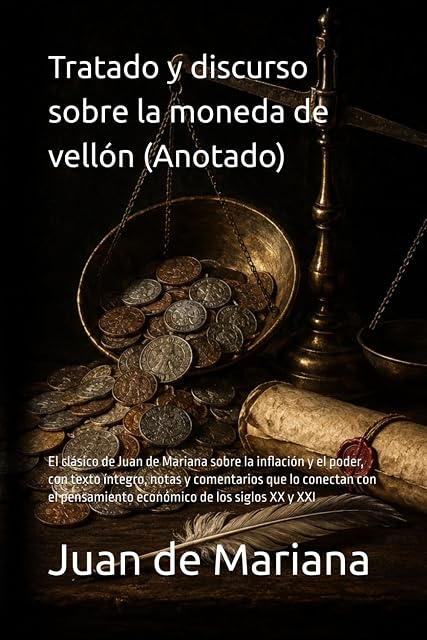 Portada de Tratado y discurso sobre la moneda de vellón : El clásico de Juan de Mariana sobre la inflación y el poder, con texto íntegro, notas y ... pensamiento económico de los siglos XX y XXI