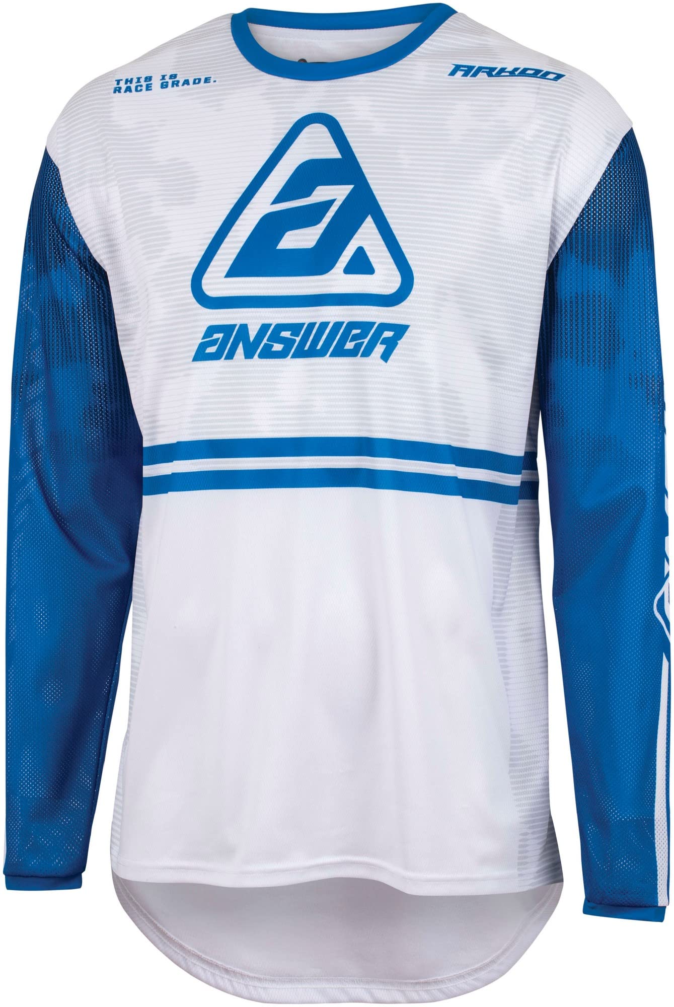 Answer Racing 447363 Men's A23 Arkon Trials Jersey: Blue/White, XL