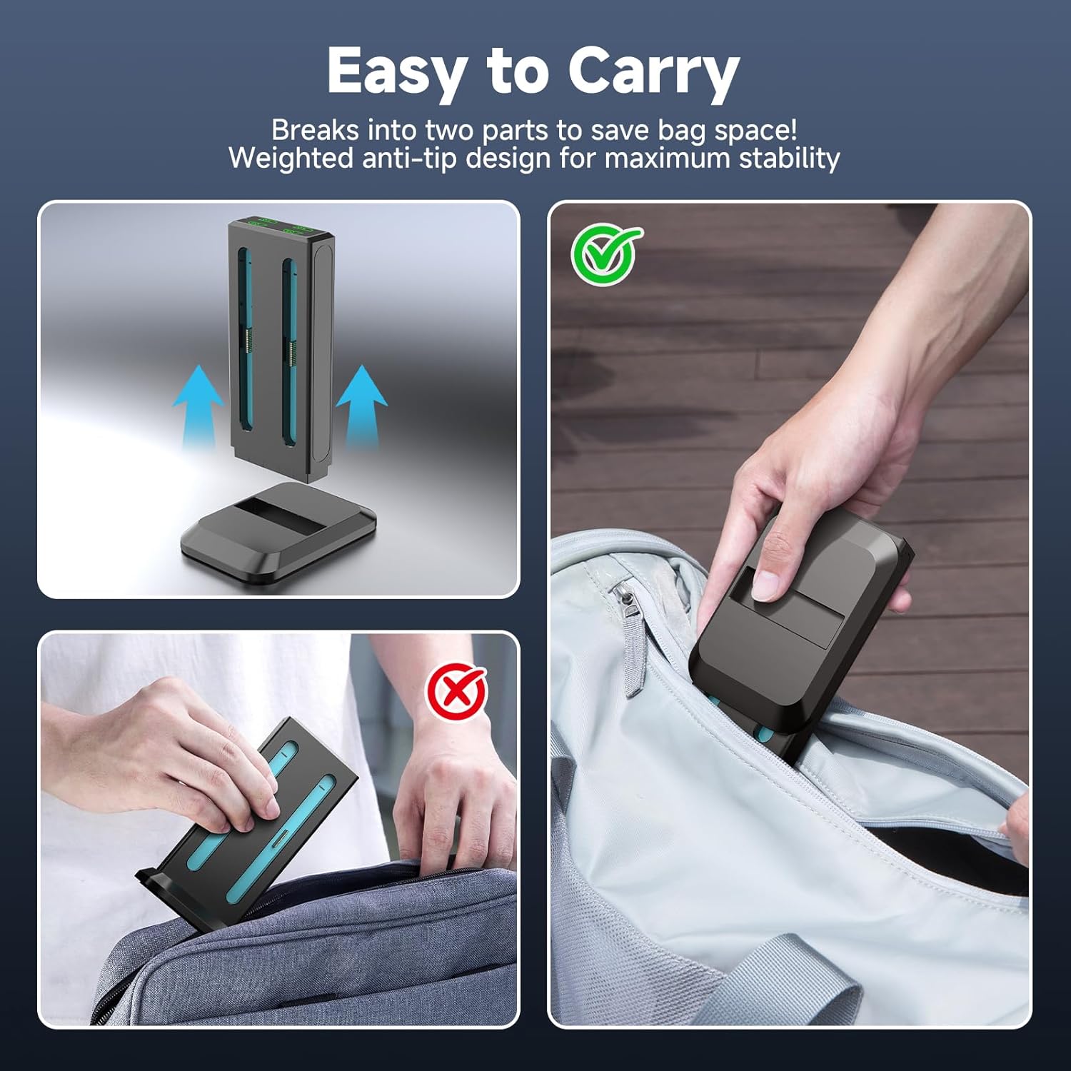 Diagram showing various power supply methods for the YCCTEAM Switch 2 JoyCon Charger, including USB hub, Switch 2 Dock, AC adapter, and computer.