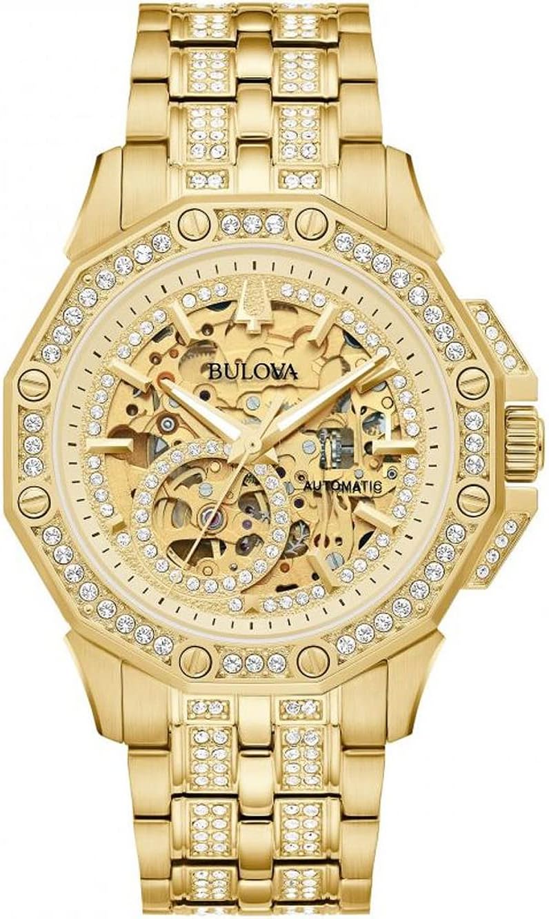 Automatic Watch 98A292, Gold, Bracelet