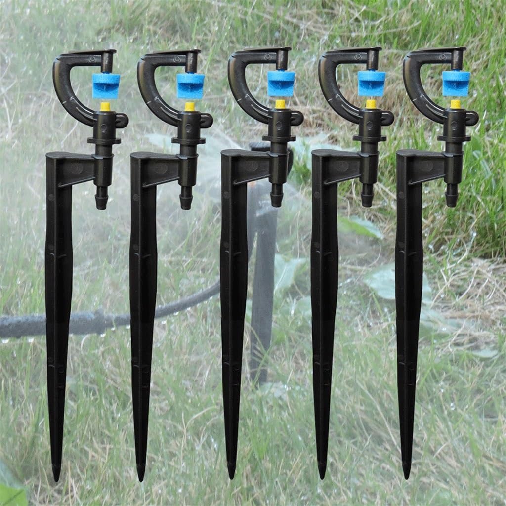 50 Sztuk 180 Stopni Dyszy Załamania Załamania, Na 20 Cm Połączenie Stawki 4/7 Mm Ogród Ogrodowy Zraszacze Do Nawadniania