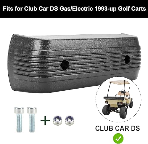 Miniatura 5 de Roykaw Carro de golf parachoques delantero con pernos para Club Car DS Gas y Electric 1993 en adelante carrito de golf, plástico moldeado duradero,