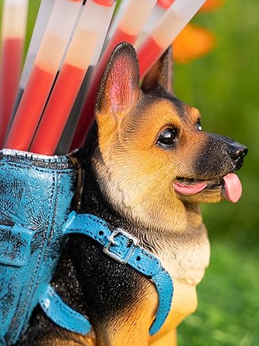 Miniatura 2 de Cute Dog Pen Holder Organizer for Desk Pen Accessories Gift, 1 pcs, Shepherd