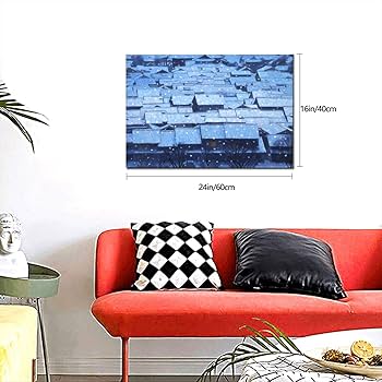 Amazon｜東山魁夷 年暮る アートパネル キャンバス 絵画