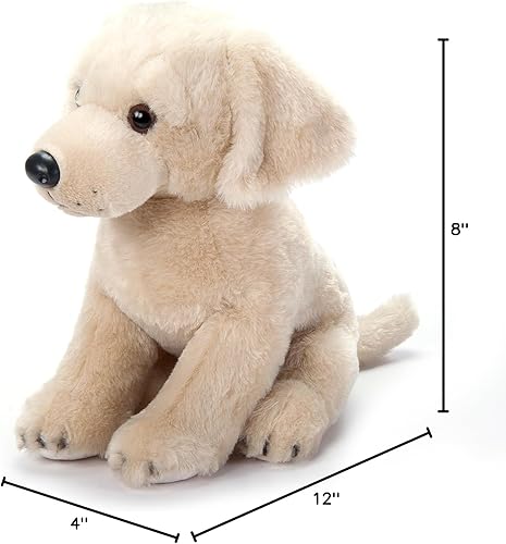 Miniatura 14 de The Petting Zoo Peluche de perro de laboratorio amarillo, regalos para niños, juguete de peluche de perro de laboratorio de 12 pulgadas