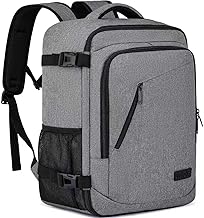 Travel Backpack Cabin Airplane Carry-on Luggage Travel Bag Men Women Travel Suitcases Cabin Laptop Backpack, Grey-1