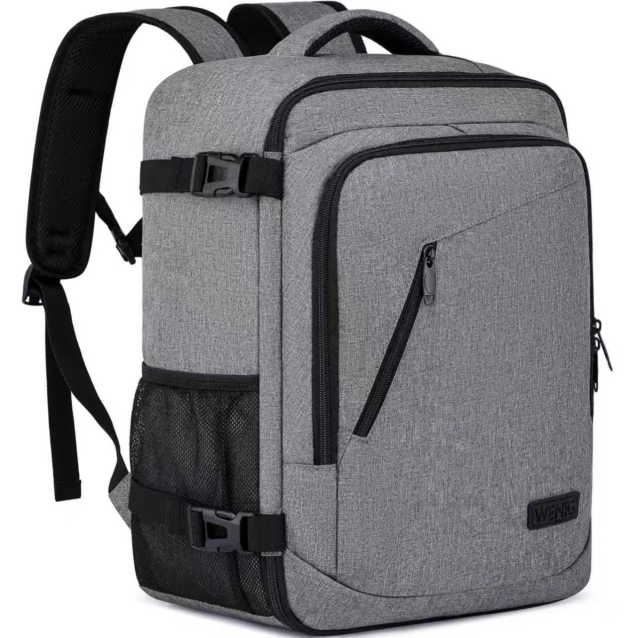 WENIG Handgepäck Rucksack Klein Reiserucksack für Flugzeug Unter Sitzplatz Tasche Laptop Rucksack mit USB Ladeanschluss für Herren Damen Schulrucksack Jungen Teenager