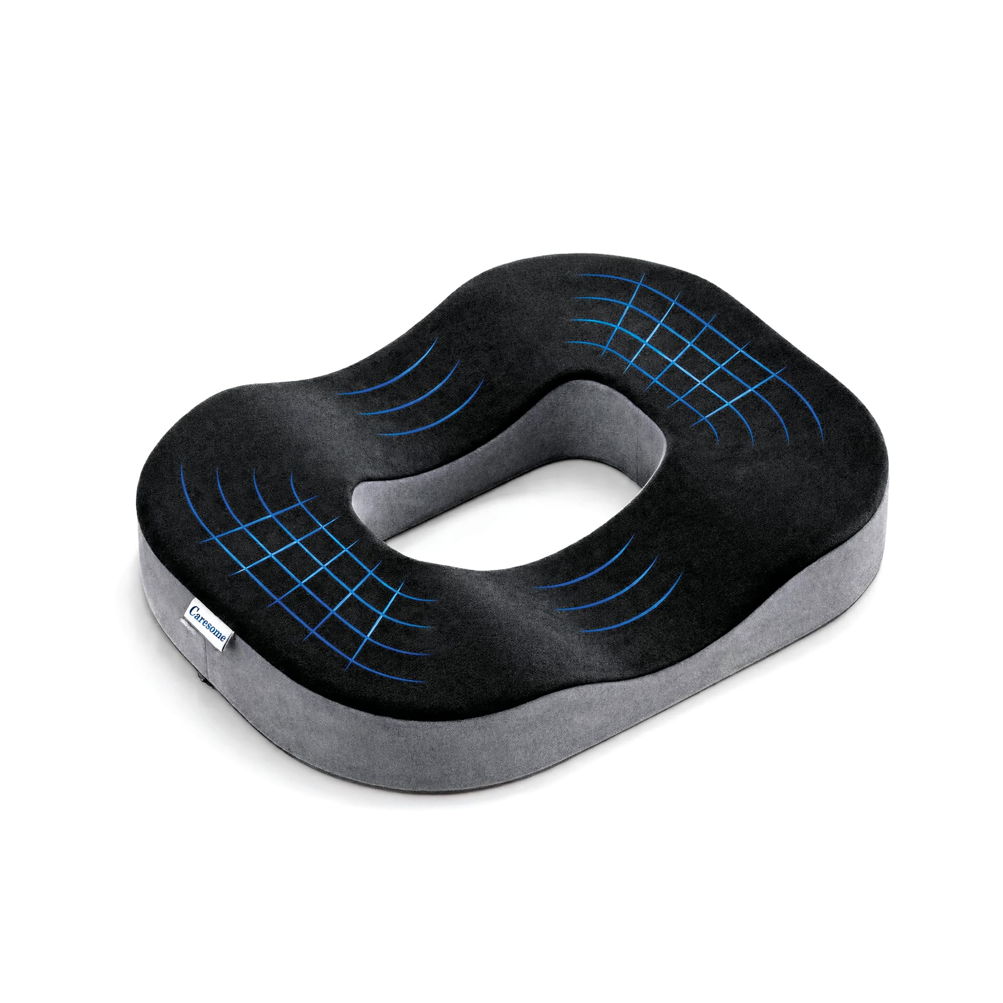 Donut Pillow for Tailbone Pain, Orthopedic Memory Foam Donut Seat Cushion, Piles Pillow for Hemorrhoids, Pain Relief for Piles, Coccyx, Prostate, Sciatica, Post-Natal, Pregnancy-image-17