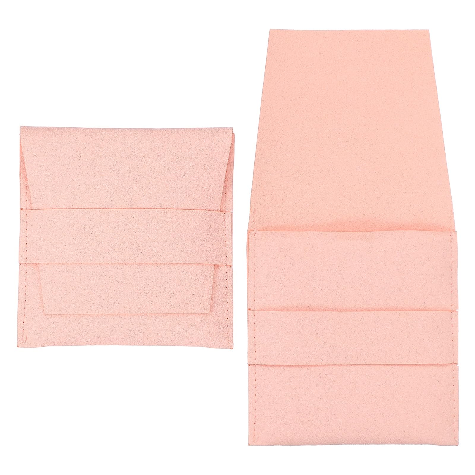 Bolsas de microfibra para joyas de tacto suave estilo sobre para proteger colgantes finos