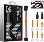 K&F CONCEPT Lens Cleaning Pen, Two-in-One Function with Cleaning Brushes & Carbon Tips, Suitable for Camera Lens and Filter Cleaning