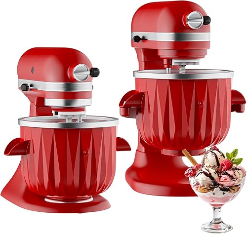 Miniatura 1 de InnoMoon KitchenAid - Accesorio para máquina de helados para batidora de pie, compatible con batidora de pie Kitchenaid de 4.5 cuartos de galón, 5