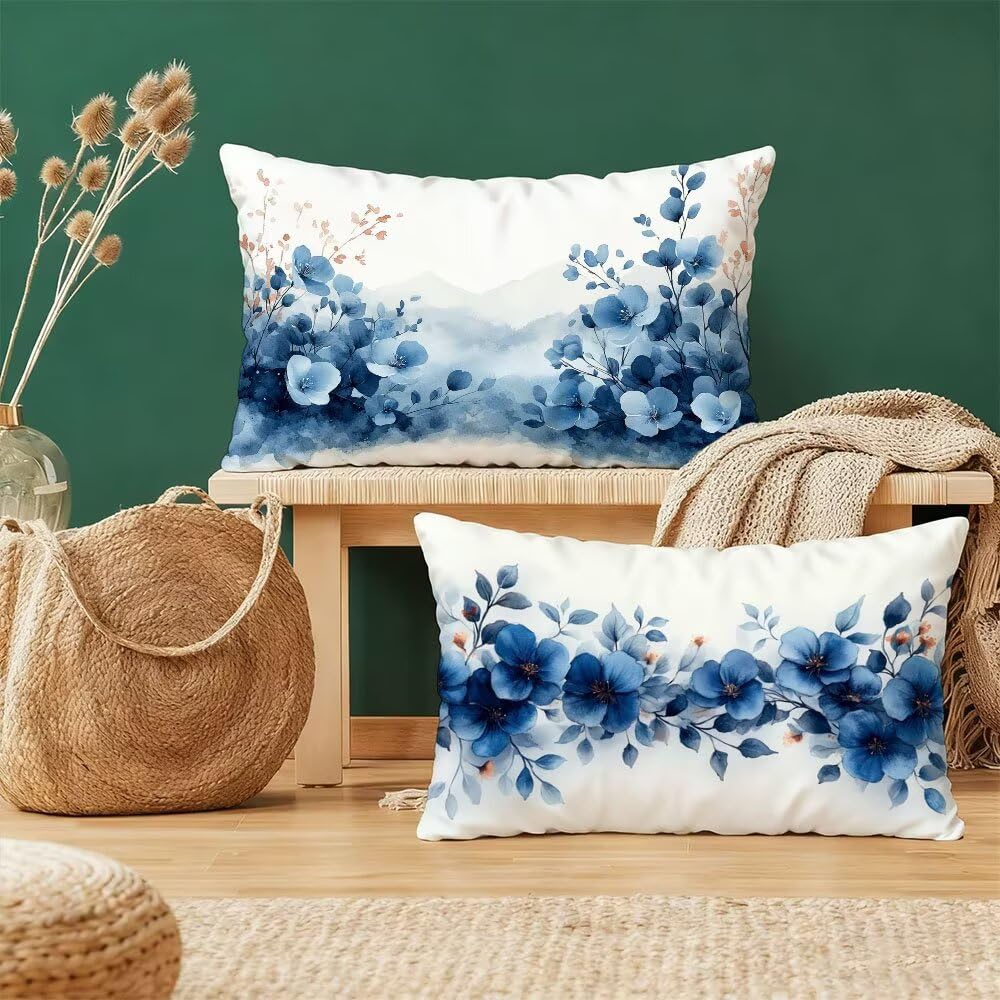 Taie d'oreiller 70x90cm en velours bleu premium pour une douceur luxe