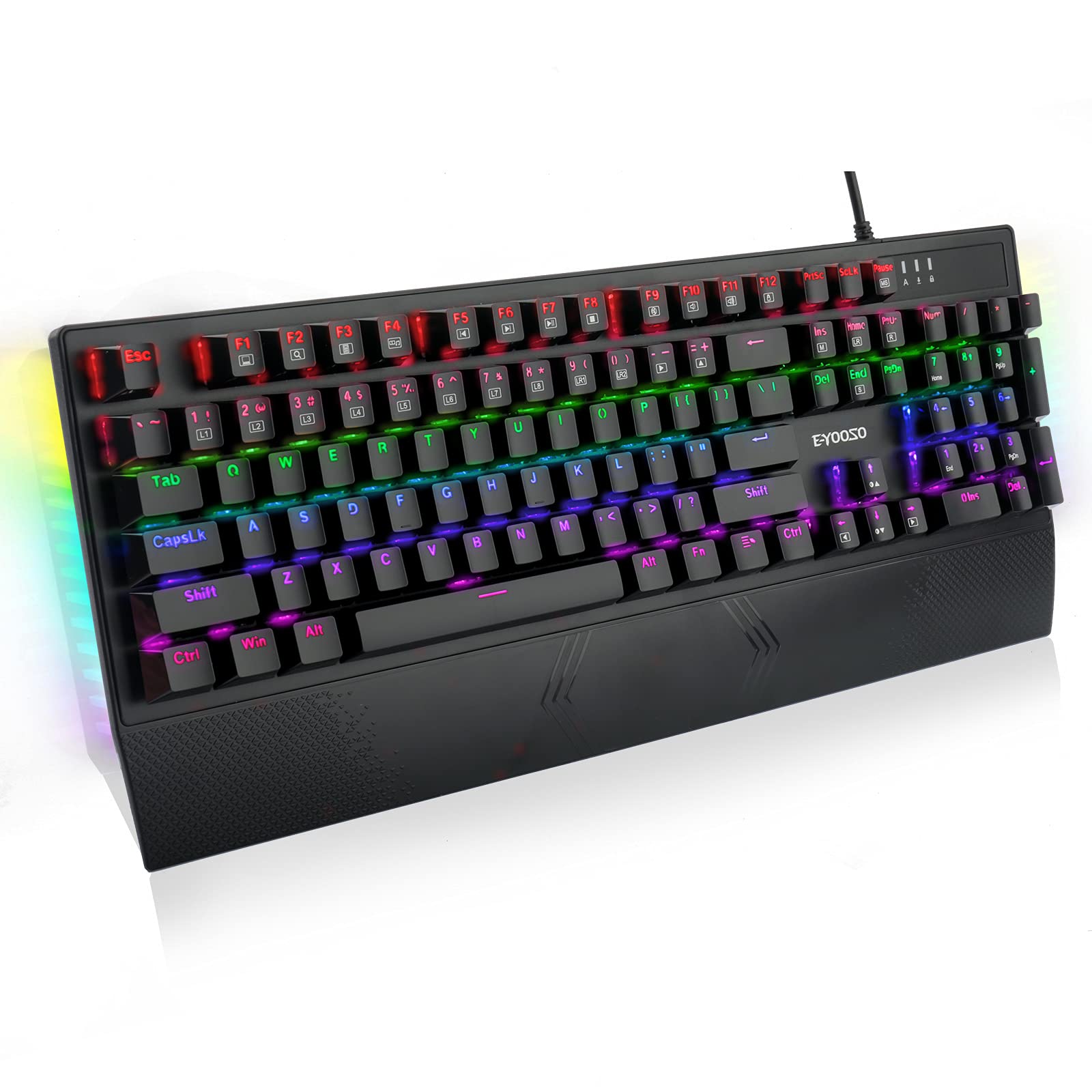 Mechanical Keyboard, EYOOSO Mechanical Gaming Keyboard 104 Keys
