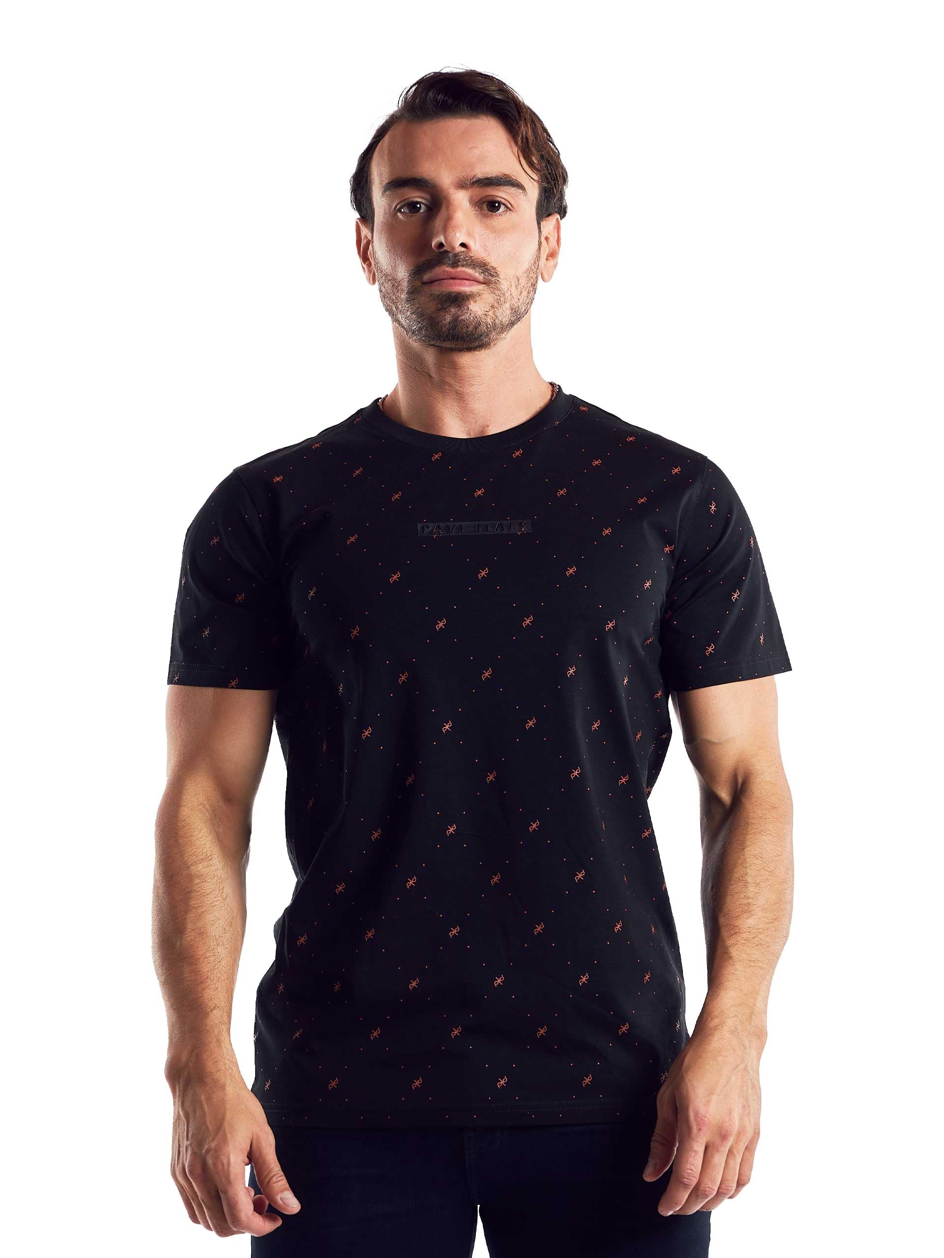 PAVI ITALYMen's T-Shirt Round Neck 04-5030N