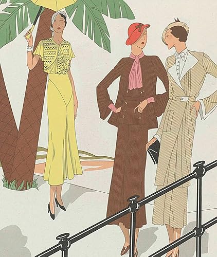 Miniatura 2 de ArtDirect Anonymous 15x17 Gold Ornate Frame and Double Matted Museum Art Print Titled - Art - Taste - Beauty, P. 17 (1932)