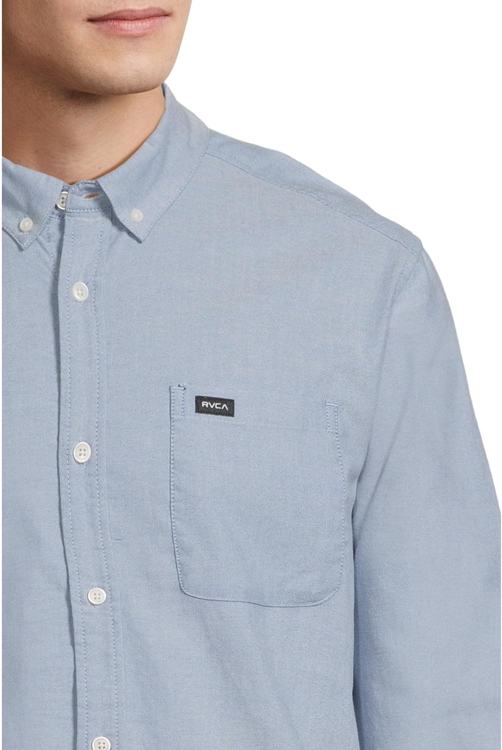 RVCA Men's Thatll Do Stretch Long Sleeve Woven
