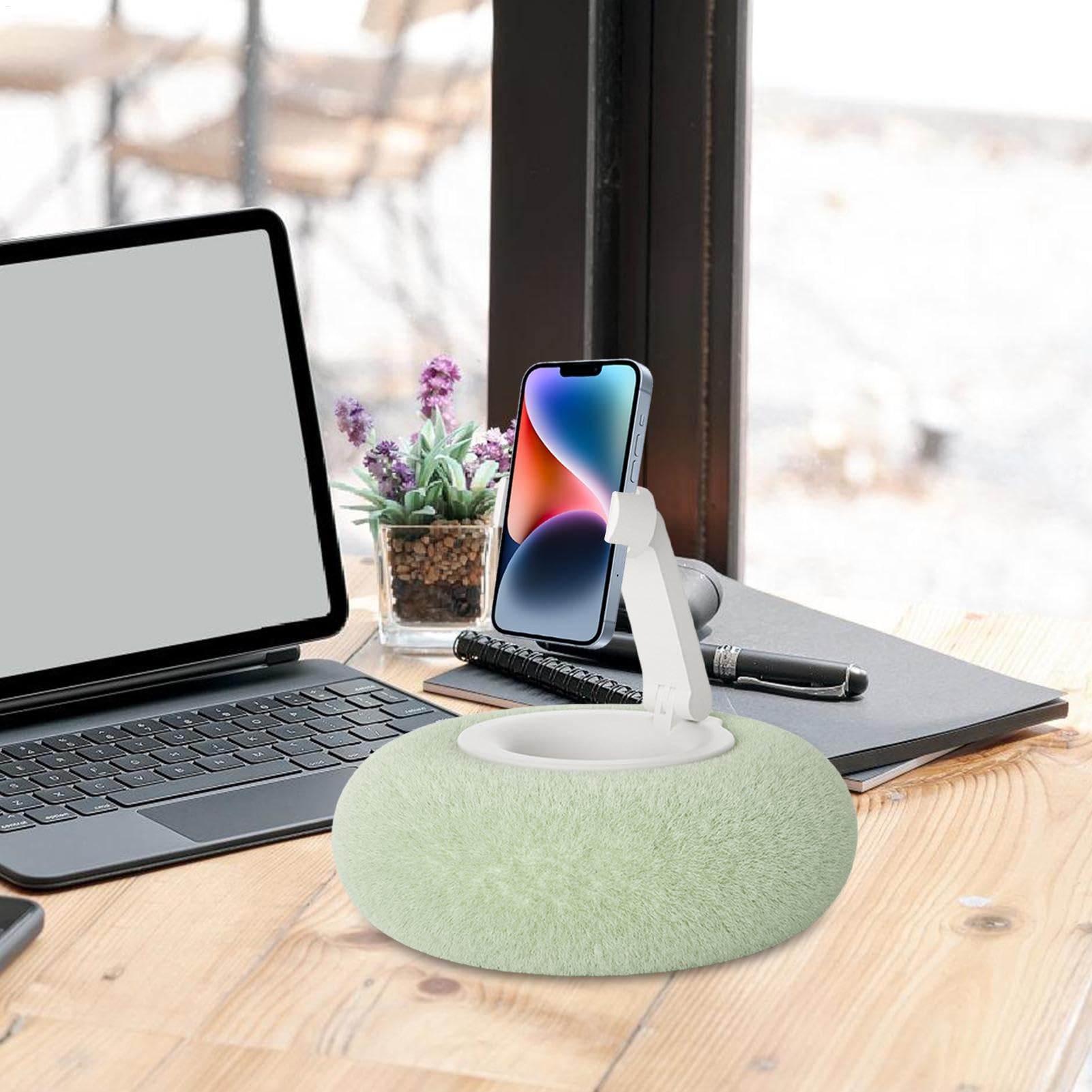 Uchwyt na poduszkę na telefon komórkowy do łóżka, łóżka, telefonu, tabletu, podstawki na telefon, stojak na telefon, stojak na łóżko, uchwyt na telefon i tablet, Cozy Phone Stand do łóżka