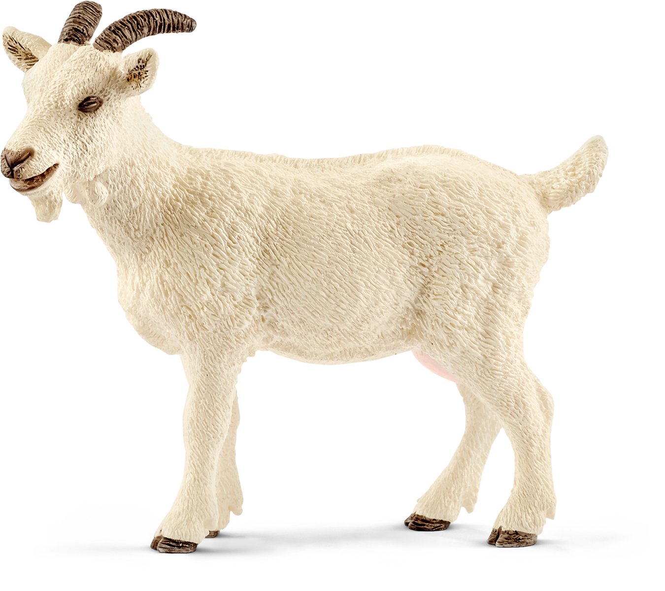 SCHLEICH 42375 Bauer Mit Ziege Figur - Detailgetreue Spielzeugfigur Für Die Farm World, Ab 3 Jahren