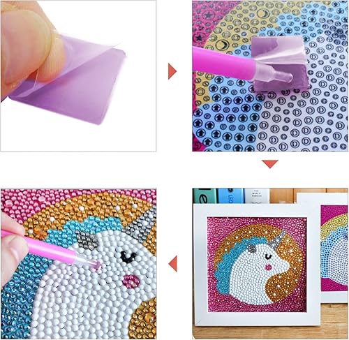 Miniatura 5 de Honbay Pegamento de pintura de diamante, cera de pintura de arcilla para pintura de diamante 5D, perforación, bordado (2 × 0.8 in)