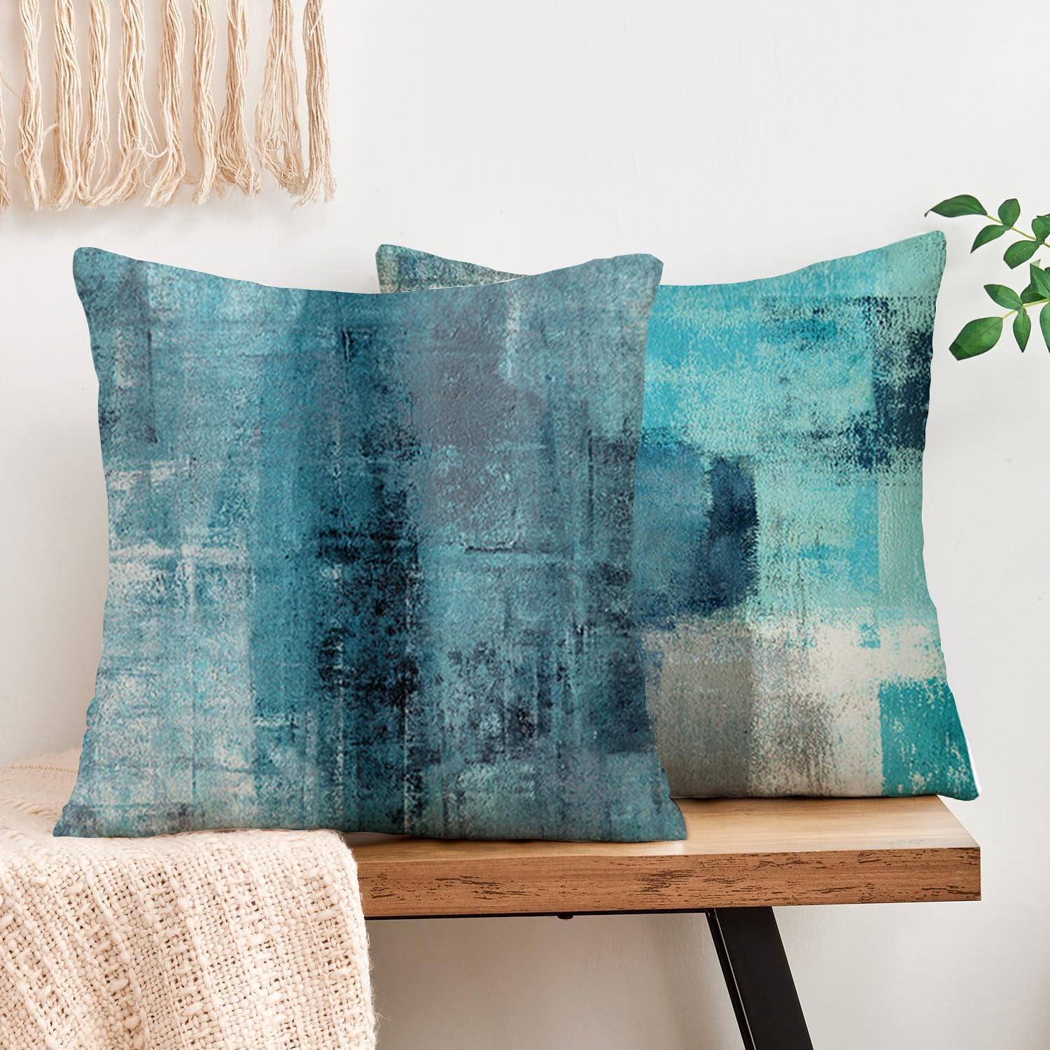 Confezione Da 8 Federe Per Cuscini In Lino 45x45 Cm - Vuote, Per Divano, Camera Da Letto E Decorazione Fai-da-te Con HTV