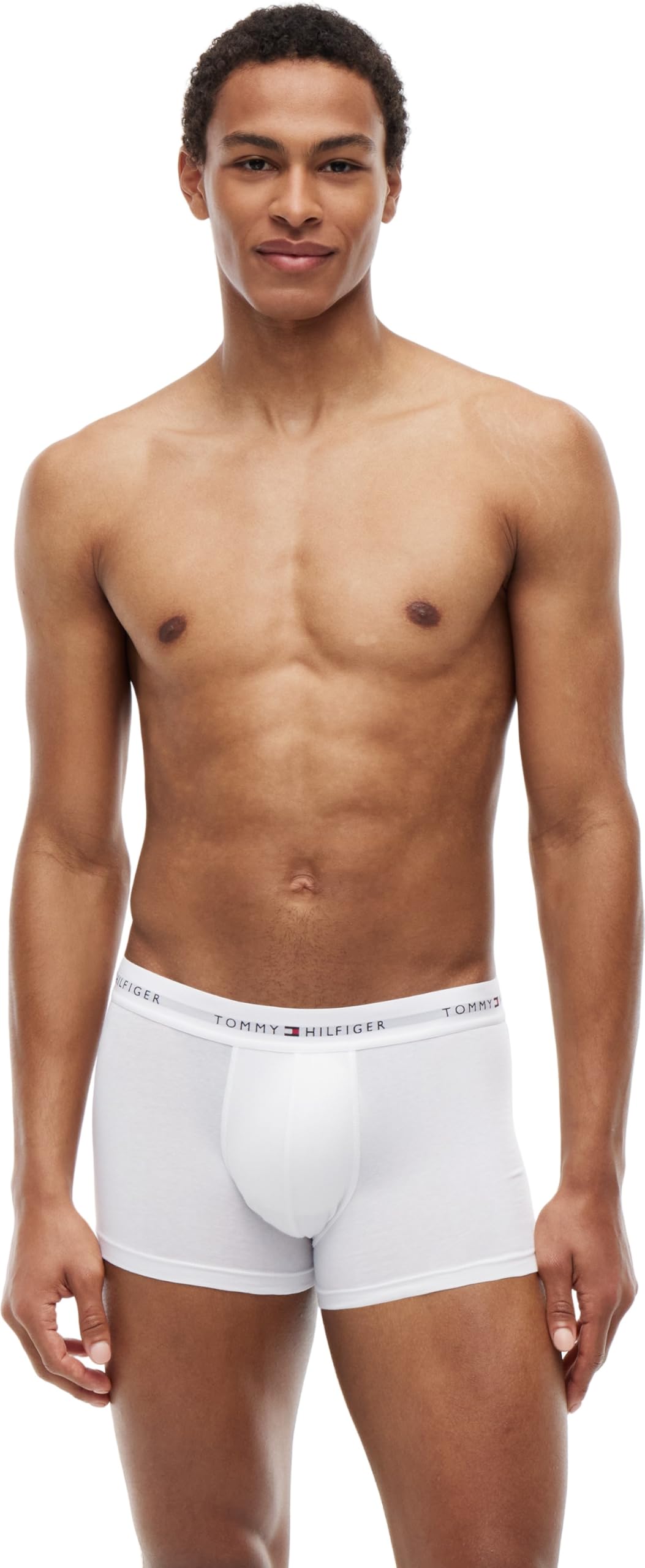 Tommy Hilfiger Boxers Caleçons Homme Lot de 3 Coton avec Stretch