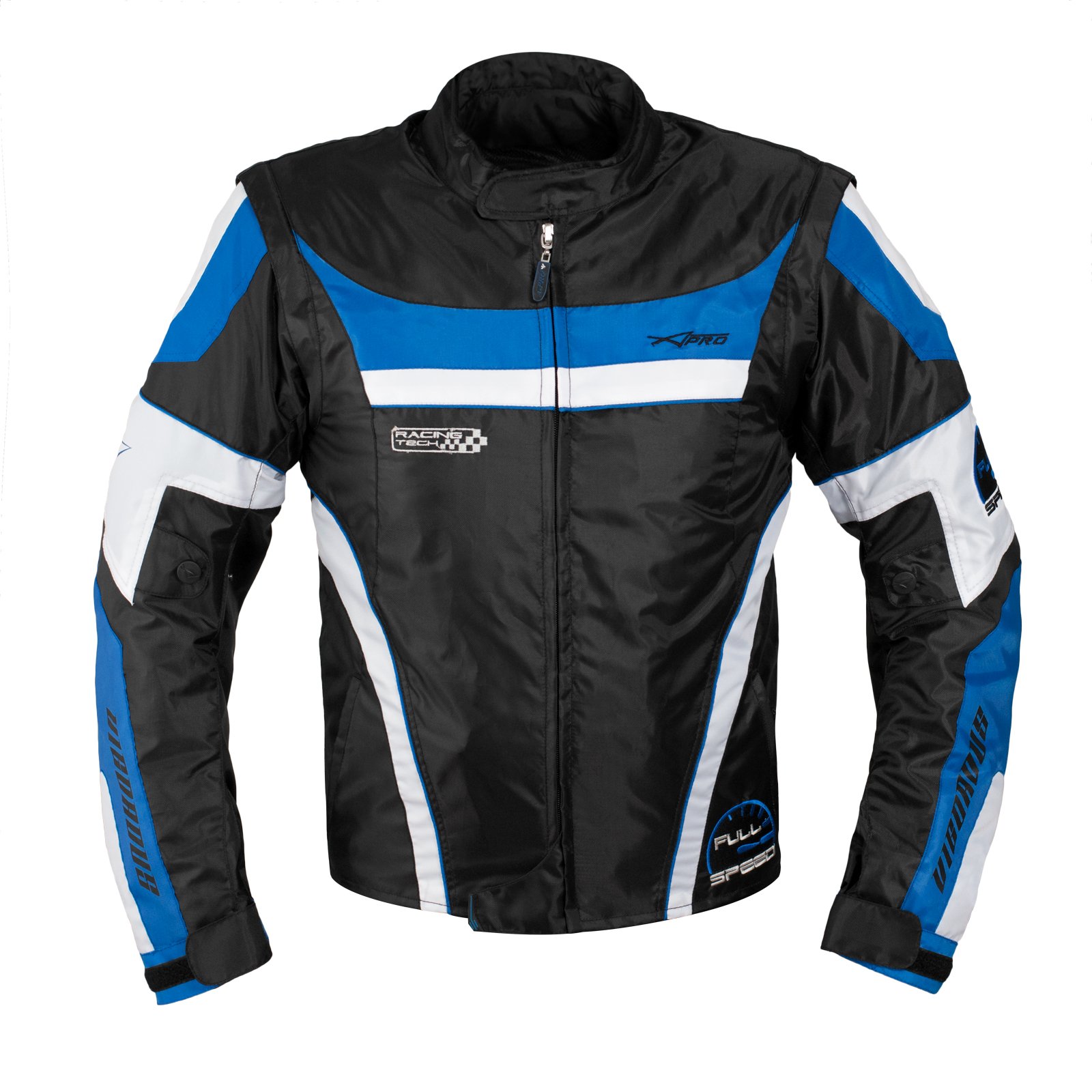 Moto CE Protections Textile Veste Blouson Manchon Démontable Gilet Termique