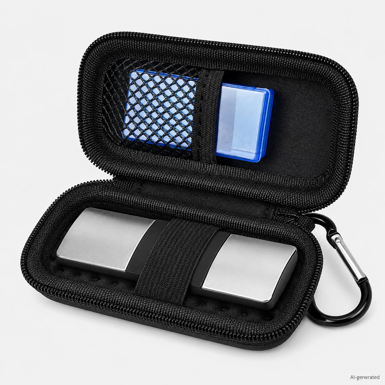 Heart Monitor Case Compatible with AliveCor Kardia Mobile ECG/ for KardiaMobile 6L for Apple and Android Device - CASE ONLY (Dark)-image-23