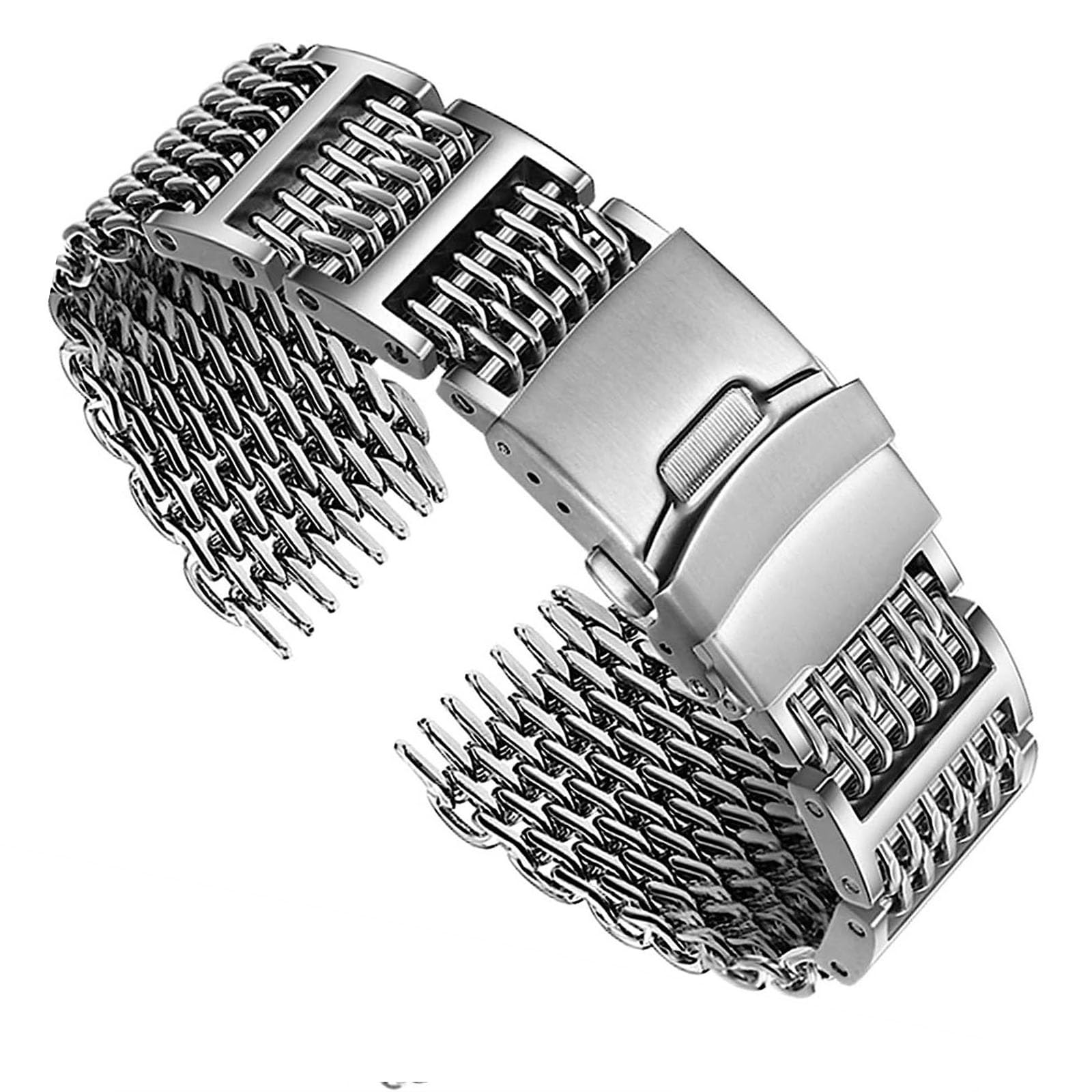 YCQYM Metalowy pasek do zegarka dla PRG-600YB/PRG-650/PRW-6600 GA2000 mężczyźni solidny pasek do zegarka ze stali nierdzewnej akcesoria 24mm
