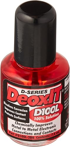 CAIG LABORATORIES DeoxIT D100L-2DB - Aplicador de pinceles más que un limpiador de contactos 03fl oz paquete de 1