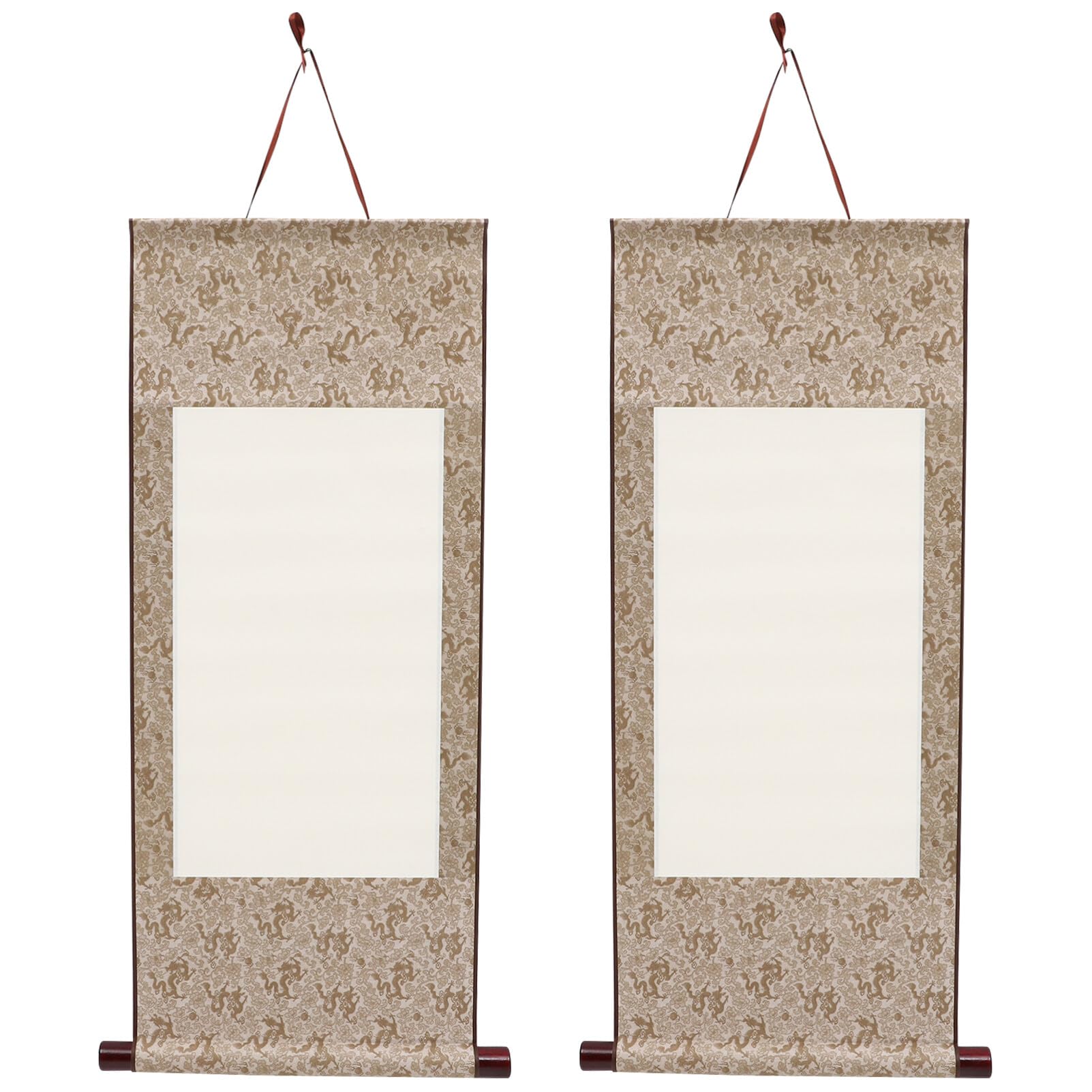 Amazon.co.jp: 大判 白抜き掛軸 書道用紙 空白の書道紙 白紙