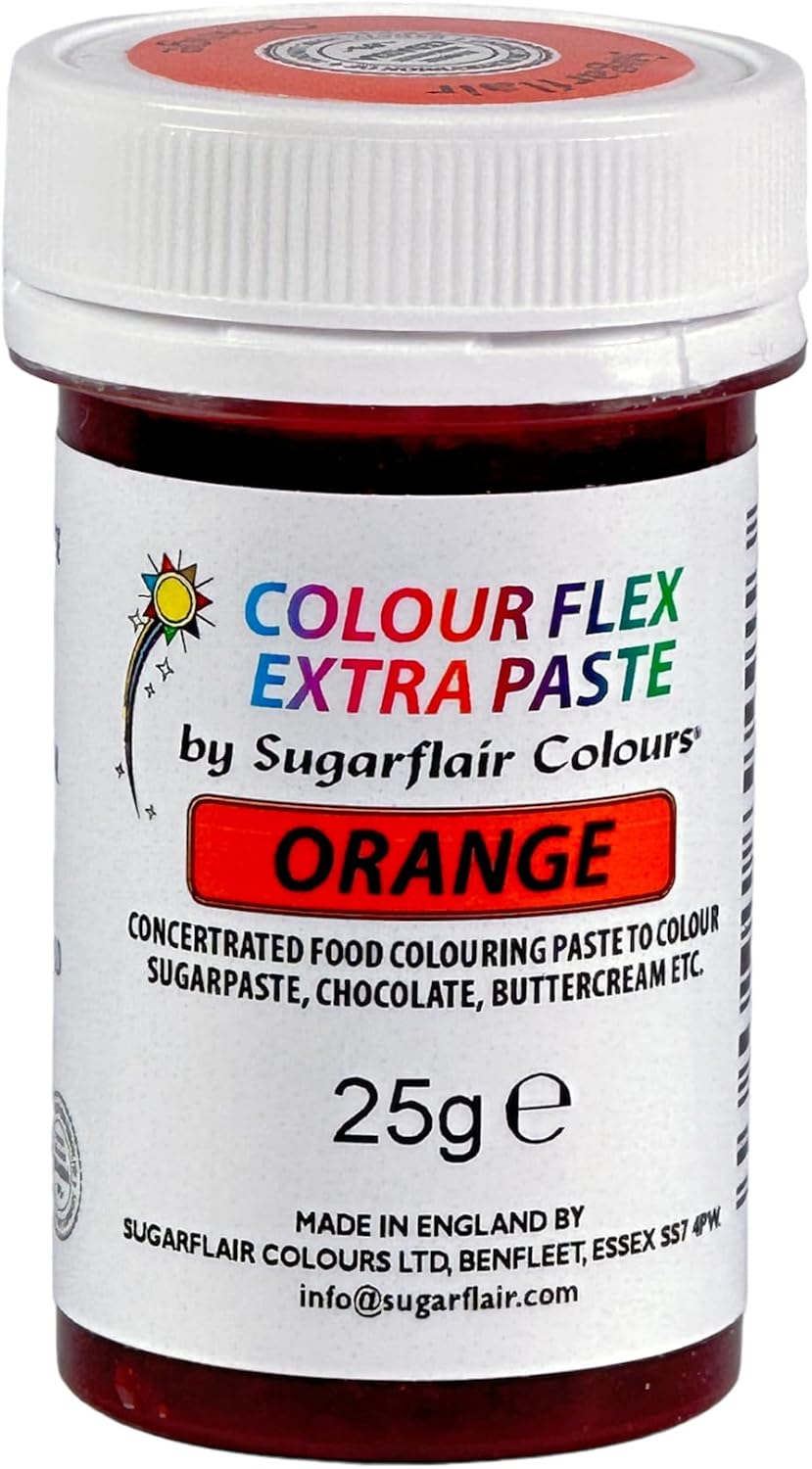 Colour Flex Orange Food Colouring Paste Extra Concentrated, Vibrant