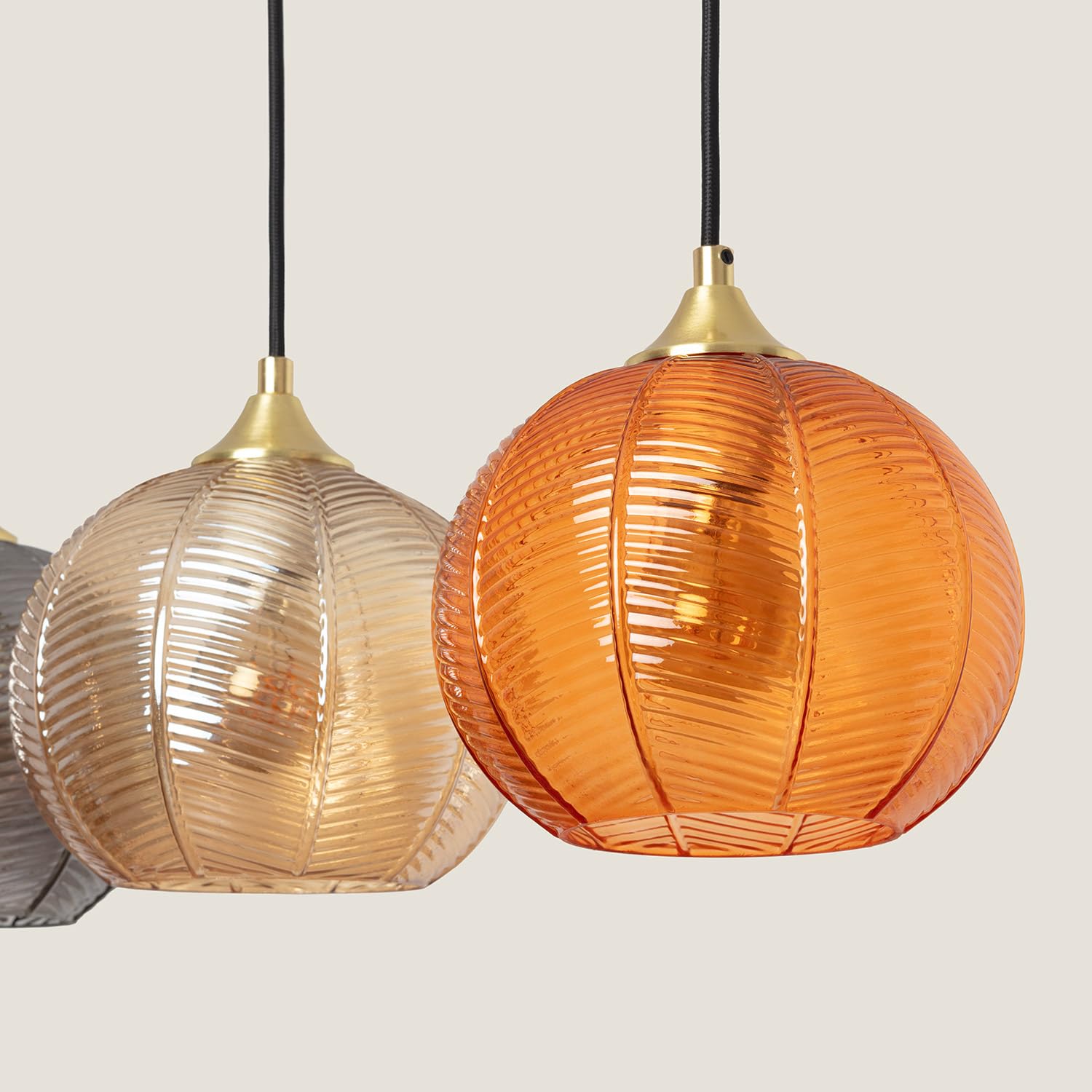 LEDKIA Lampada a Sospensione Vetro Big Klimt Multicolore