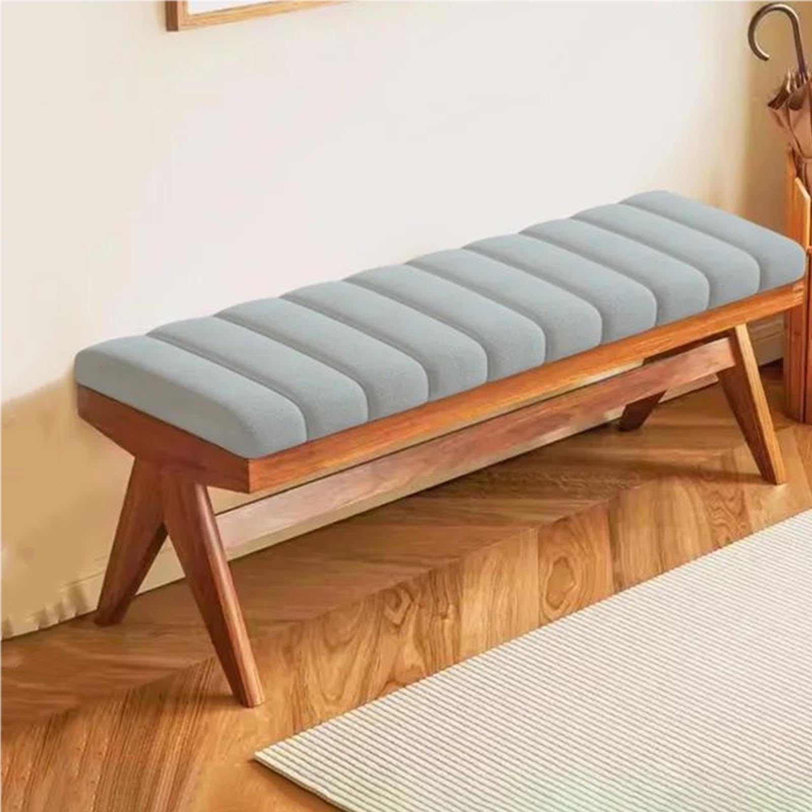 Coussin de banc imperméable haut de gamme, assise de confort 120x45cm