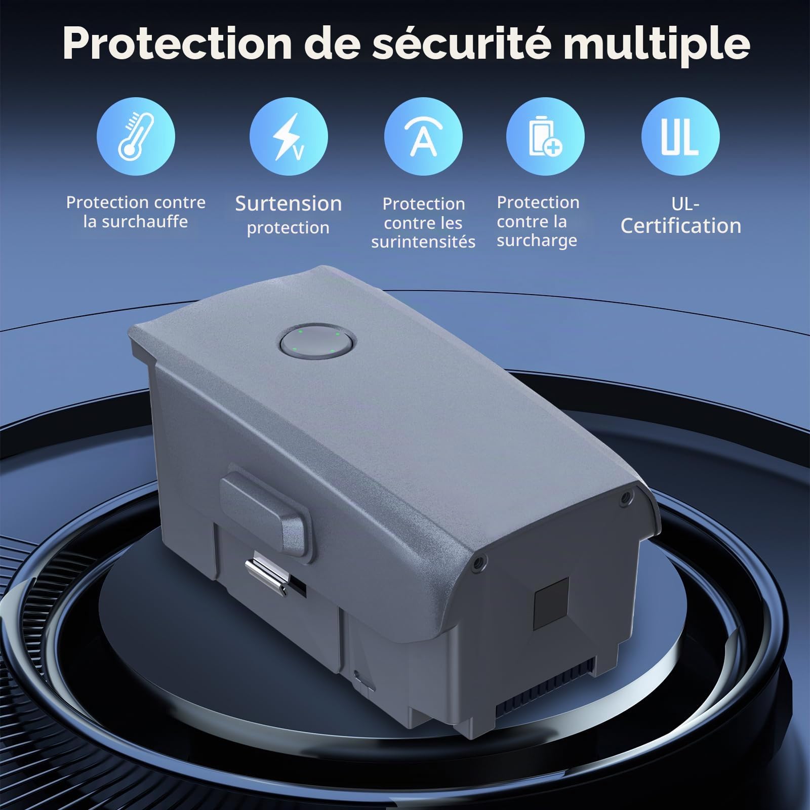 Mavic Air 2S Batterie intelligente 3500 mAh 11,5 V pour DJI Mavic Air 2S, 34 minutes Max Flight Time Batterie pour drone DJI Mavic Air 2