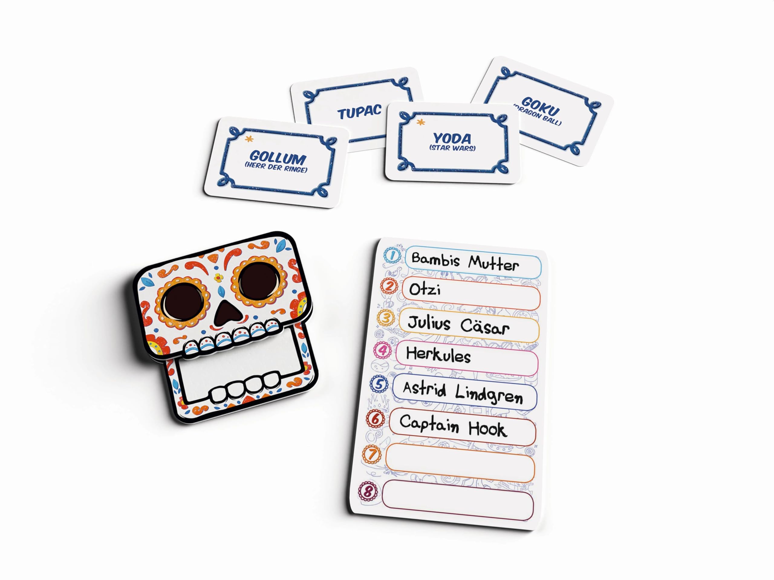 Game Factory - Fiesta de Los Muertos-Jeu de fête inoubliable avec coopératif pour 4 à 8 Joueurs à partir de 12 Ans, 646279 | Allemand