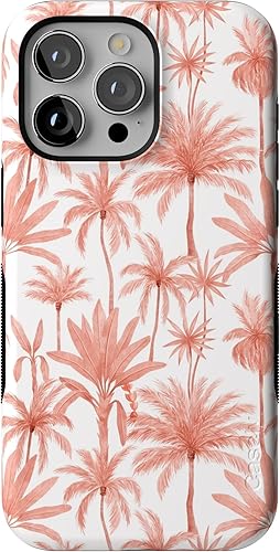 Vista 593 de Casely Funda para iPhone 15 Pro Jardín Secreto Flores mixtas Funda atrevida Compatible con MagSafe y botón de acción Jardín Secreto Floral