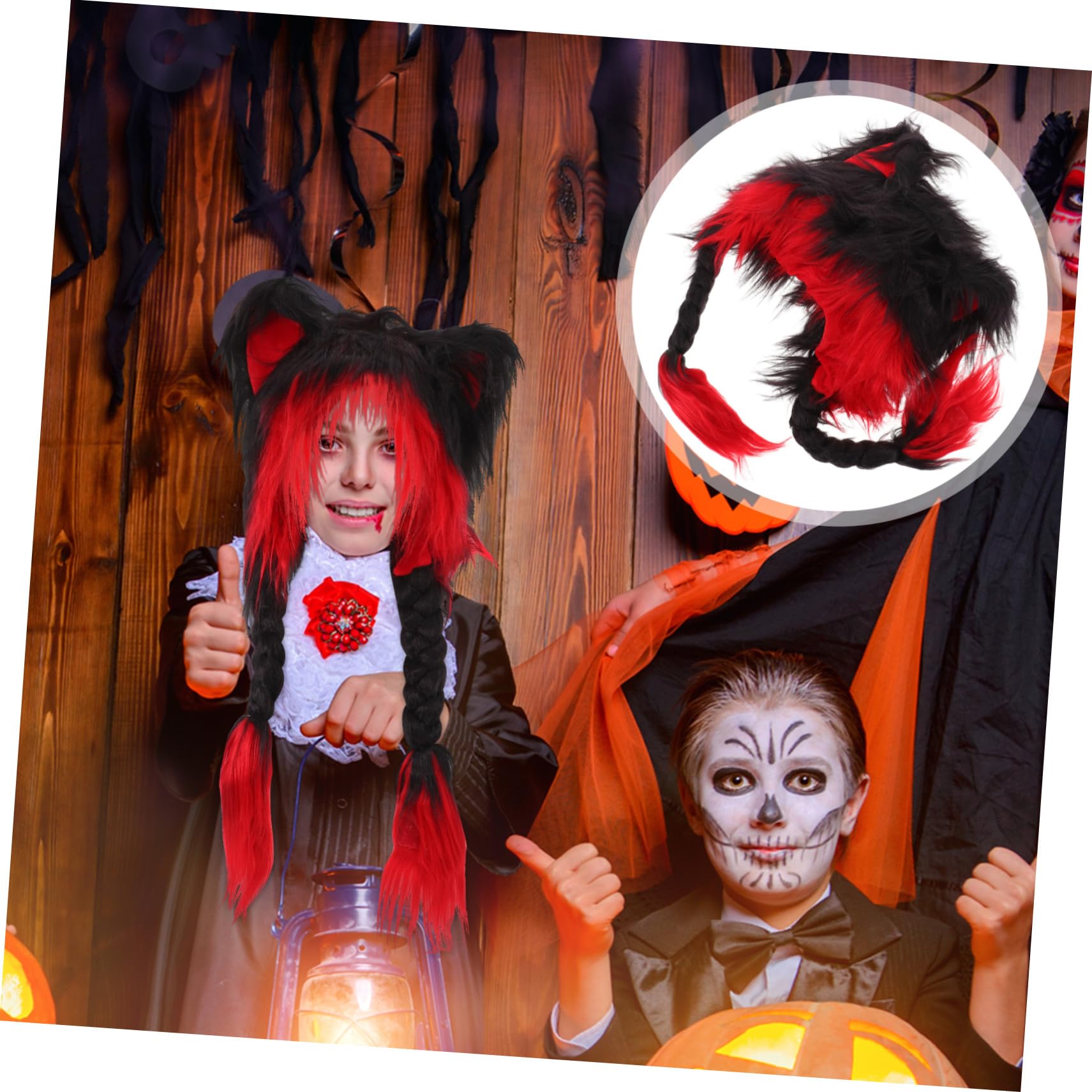 Didiseaon Gorro Peludo con Orejas de Gato Cálido y para Mujer Gorro de Peluche para Otoño Invierno para Cosplay Fiestas de Halloween y Protección Auricular